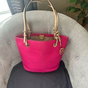 Michael Kors Fuchsia Tote Bag